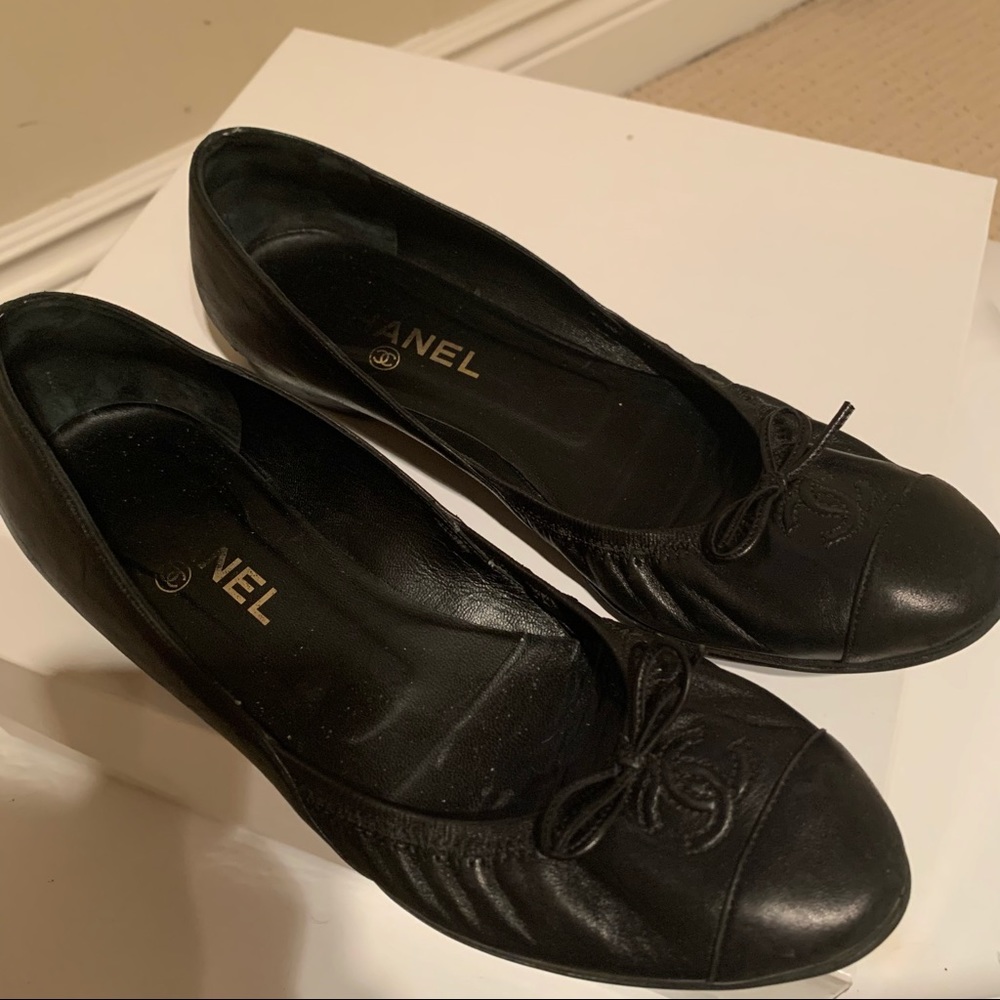 Chanel Black Ballet Flats